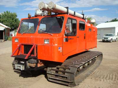 1987 LMC 1200 1987 LMC 1200 series, 5-man cab, 714 hours, rear heater, front 12,000 lb winch, very good 36" tracks, covered cargo tool box, dual fuel tanks, top racks and tube carriers, nice, clean machine.